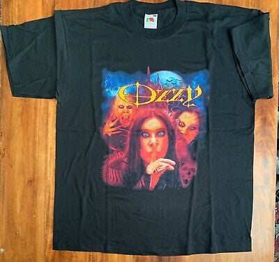 Y2k Ozzfest 2002 T-shirt Vintage  Metallica Slayer Ozzy Osbourne 4188