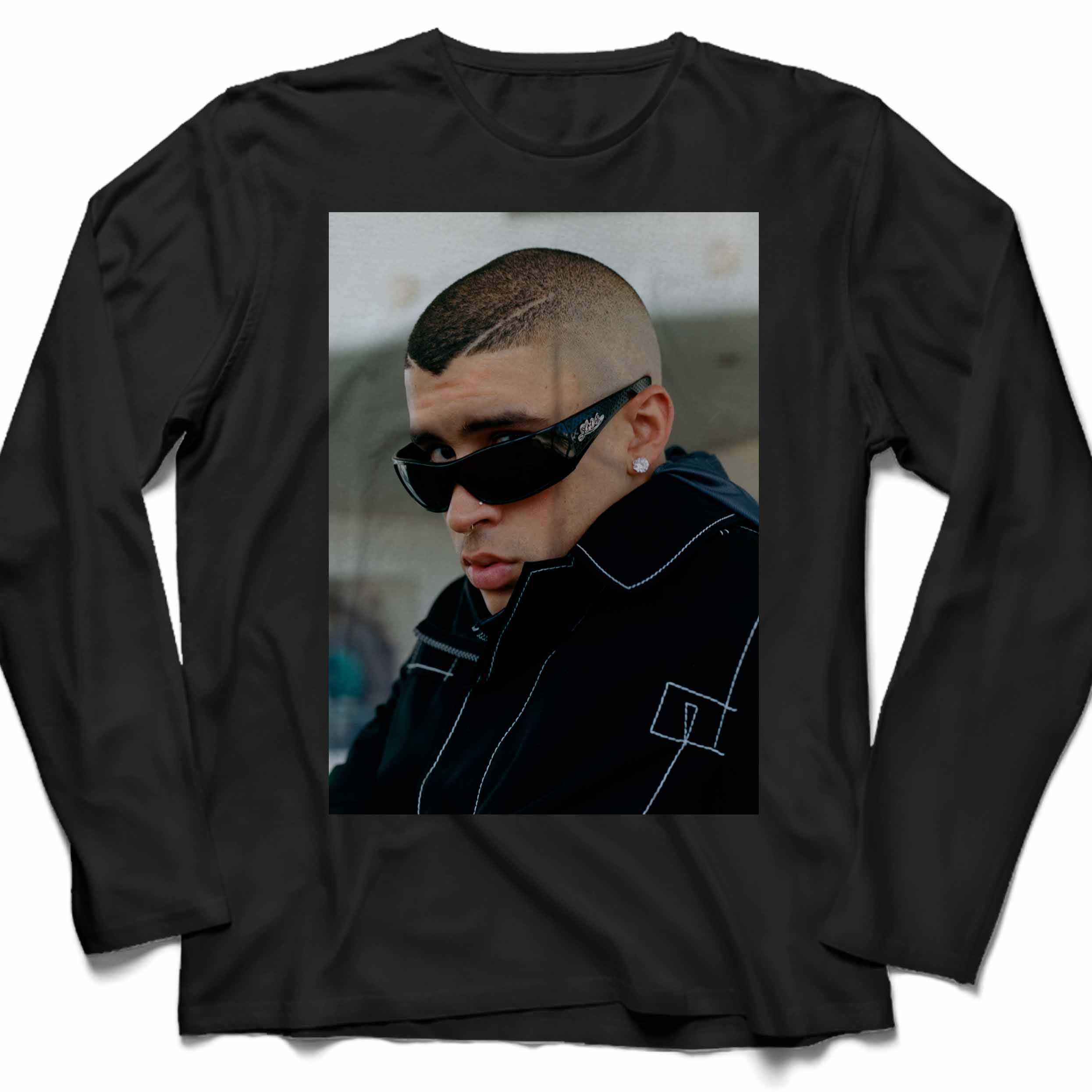 Bad Bunny Glasses Unisex Long Sleeve T-Shirt Tee