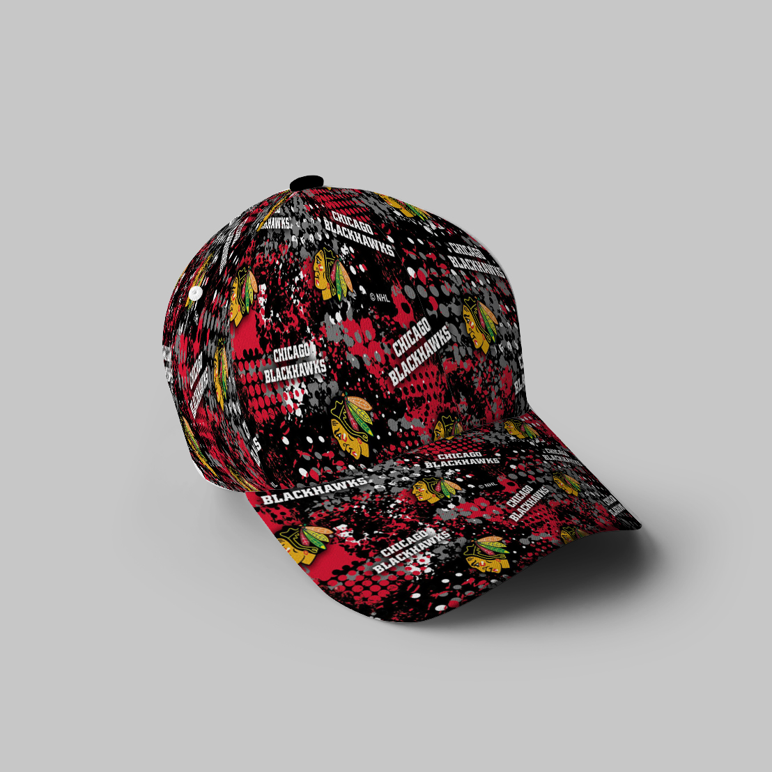 Chicago Blackhawks Symbol5 3D Printing Baseball Cap Classic Hat