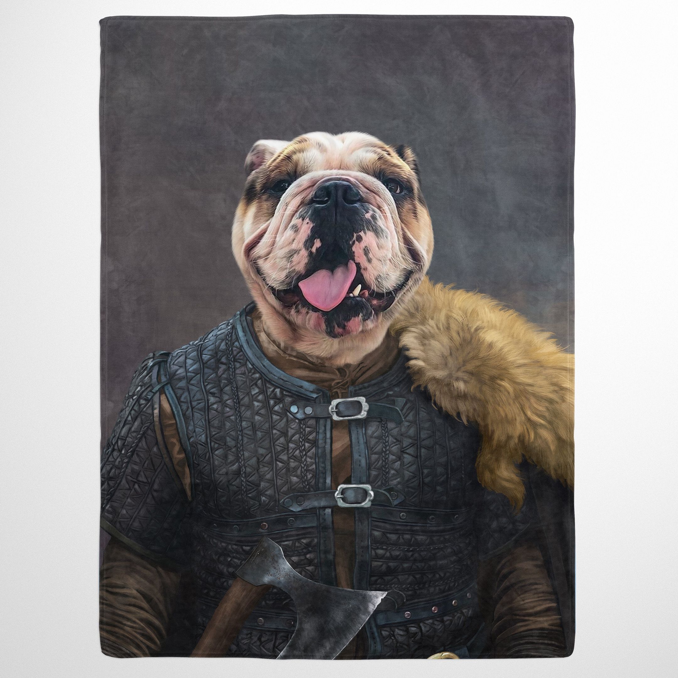 The Viking Leader Custom Pet Quilt Blanket