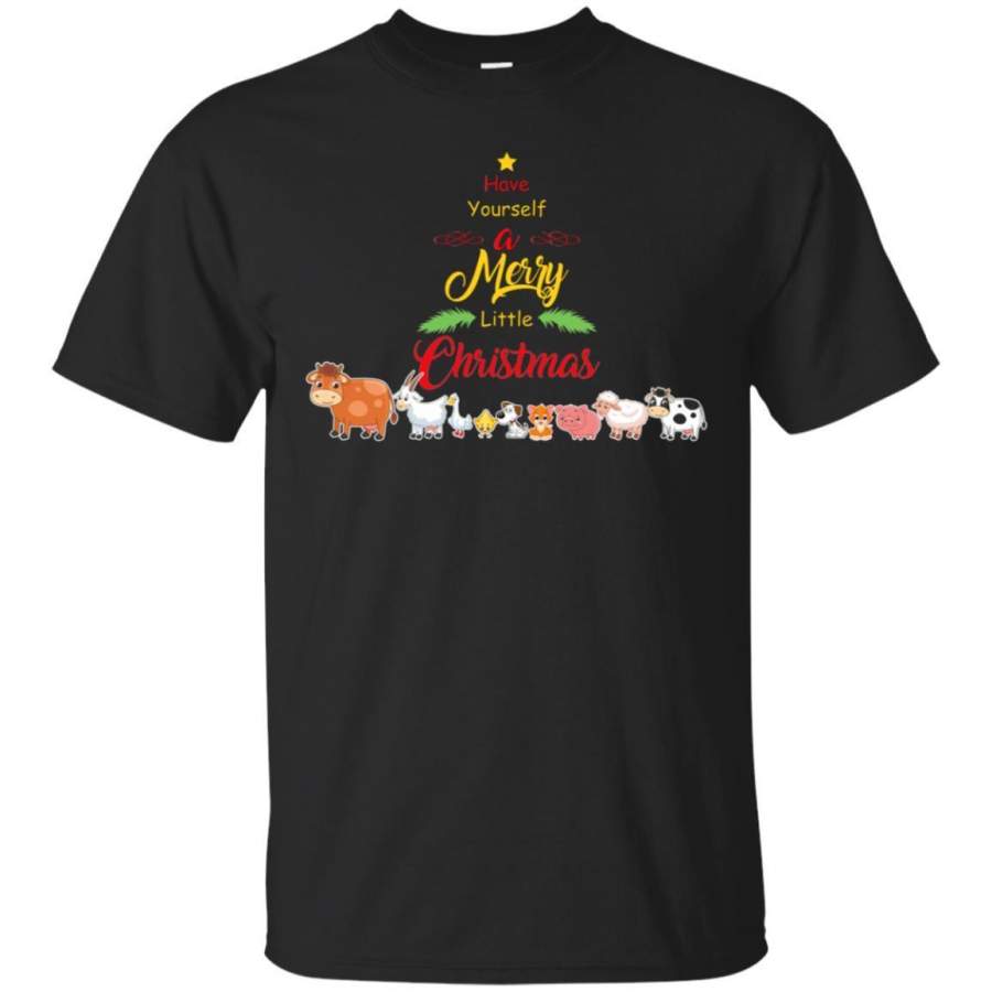 AGR Have Yourself A Merry Little Christmas Animals Shirt Sweater