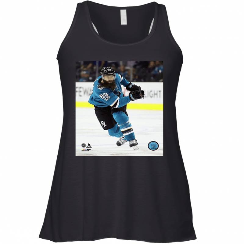 Brent Burns San Jose Sharks 2016 17 Action Racerback Tank