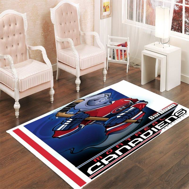 MONTREAL CANADIENS CHICAGO LIVING ROOM CARPET RUGS