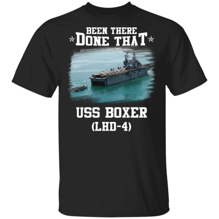 USS Boxer LHD-4  Veterans Day Christmas Gift T-Shirt