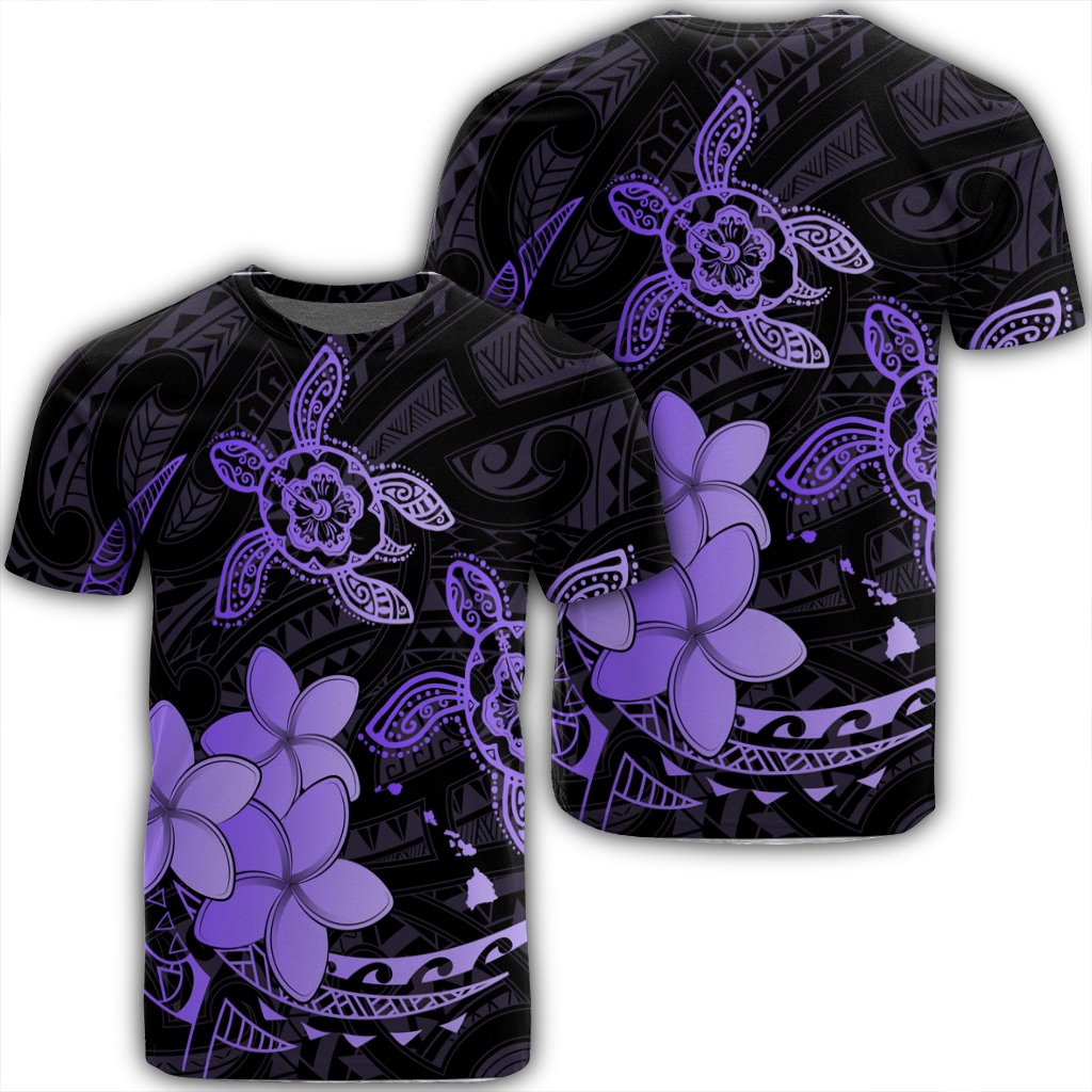 Hawaiian Polynesian Turtle Plumeria Pog Style Purple Ah Ha77742