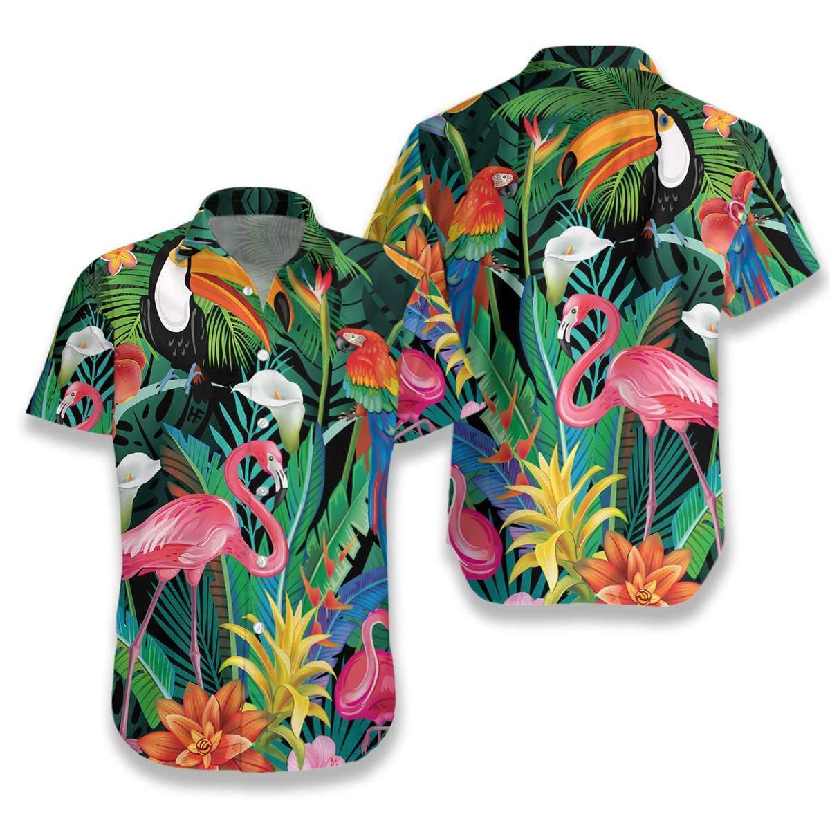 Flamingo Hawaii Shirt Aloha Hawaii Shirts For Men Women Ha33229