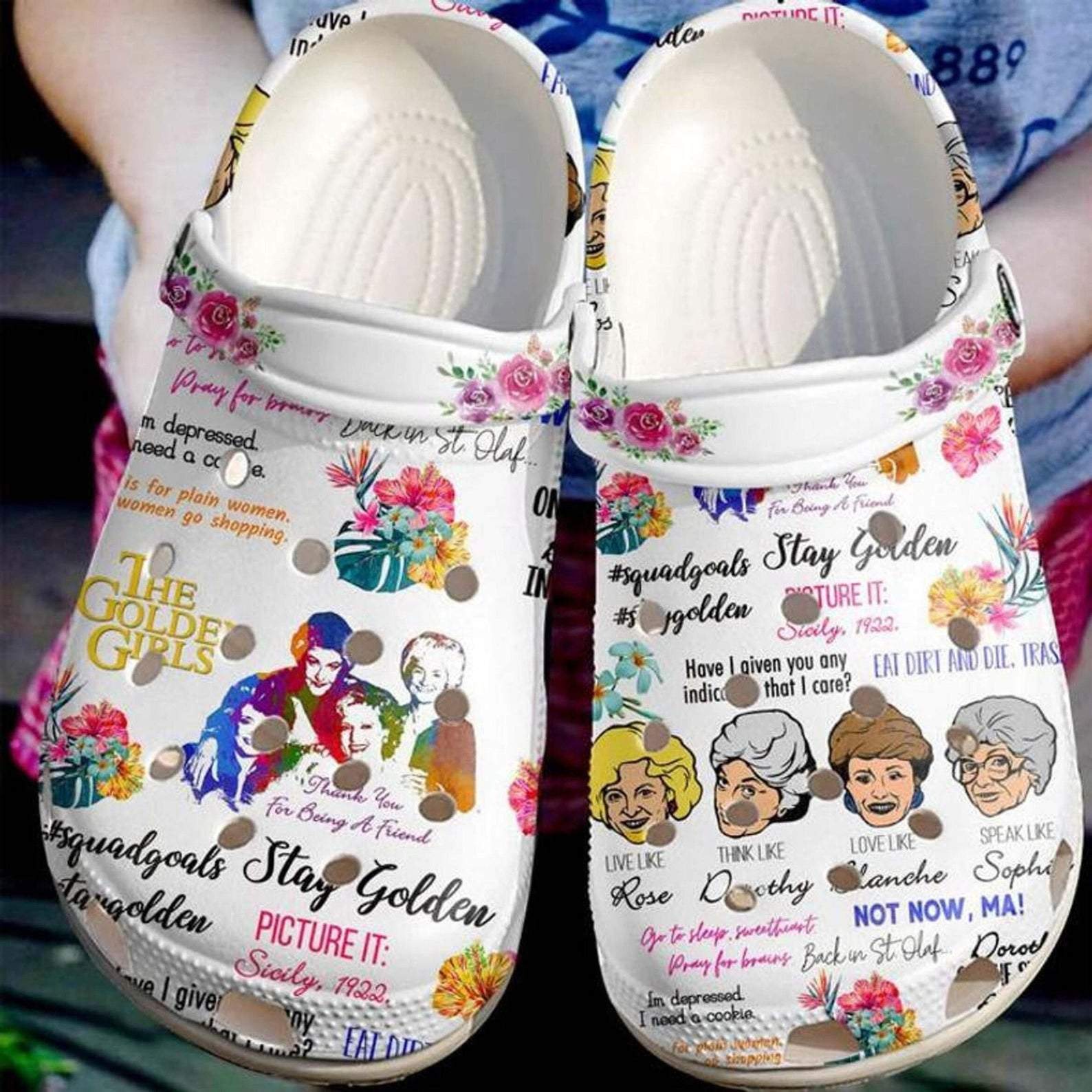 The Golden Girls Crocs Crocband Clog