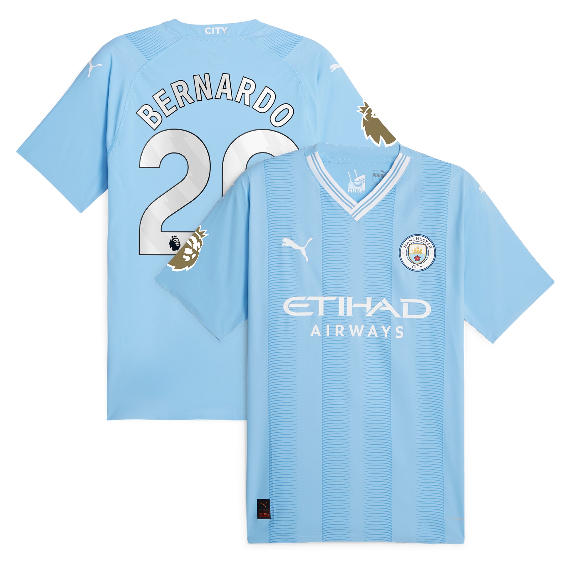 Bernardo Silva Manchester City 2023/24 Authentic Player Jersey – Sky Blue