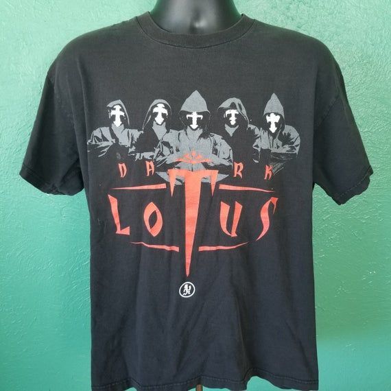 Vintage 90S Dark Lotus Icp Insane Clown Posse Black Shirtarge Shirt