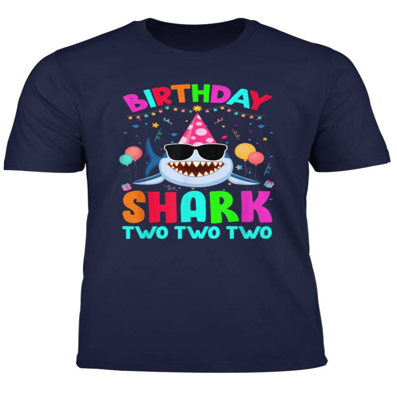 2Nd Birthday Shark Boy Girl Kid Birthday Gift Since 2017 T Shirt