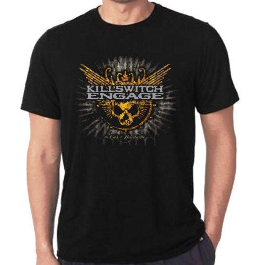 Killswitch Poster Logo T-Shirt Engage Usa Mens Casual T Shirt