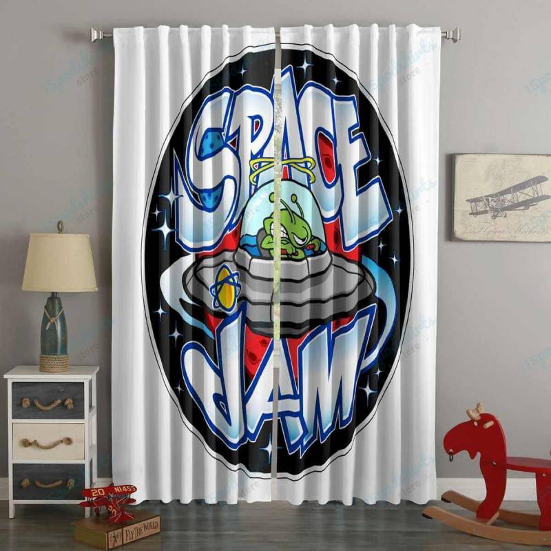 3D Printed Space Jam Style Custom Living Room Curtains