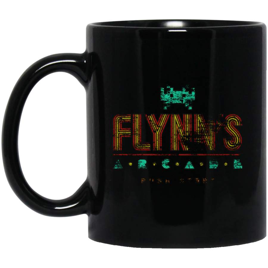 Flynn’s Arcade – Vintage Mug Black Mug