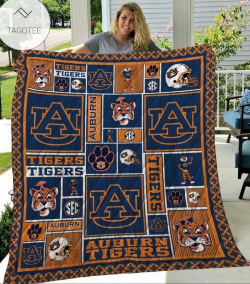 Auburn Tigers 2 Quilt Blanket A95