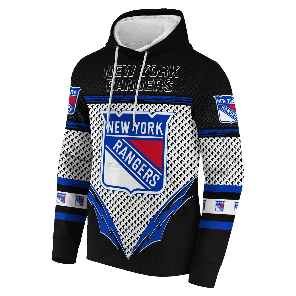 New York Rangers National Hockey League All Over Prints Blnhl010924Nyrhd  Hoodie