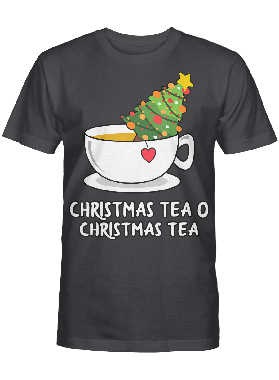 AmazeStyleZ Santa’s Reindeer, Ugly Christmas Sweater, Christmas Gift Ideas, Christmas tea o christmas tea tree in teacup with pinetree T-Shirt