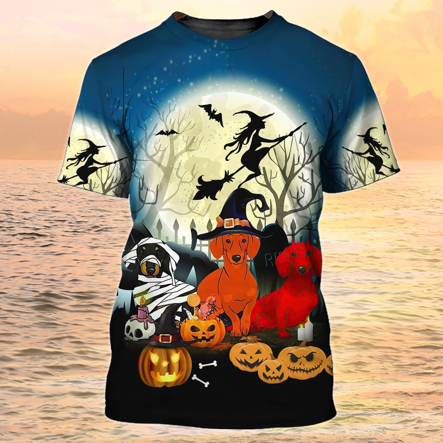 Womens Halloween Shirts 3D Dog Halloween Shirt Halloween Gift For Dog Lovers