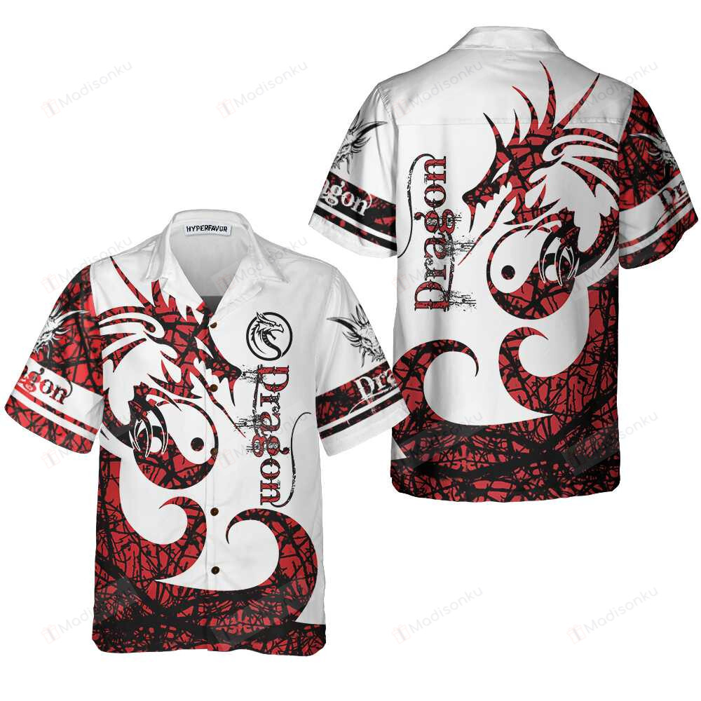 3D Dungeon Dragon Tattoo Hawaiian Shirt