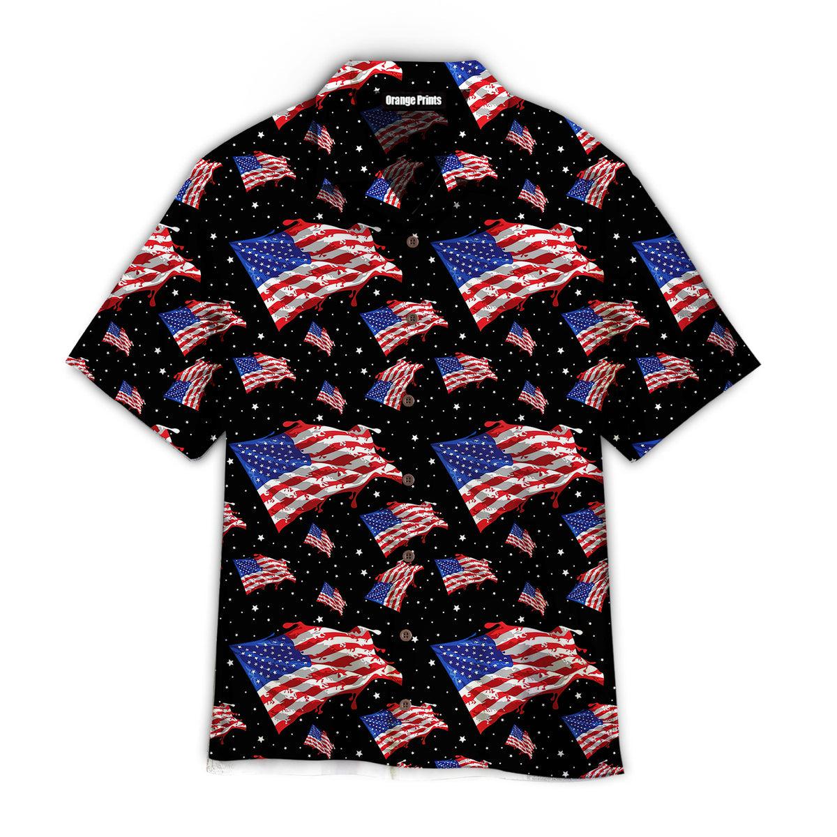 Of July American Flag Hawaii Shirt For Men Women Ha108244