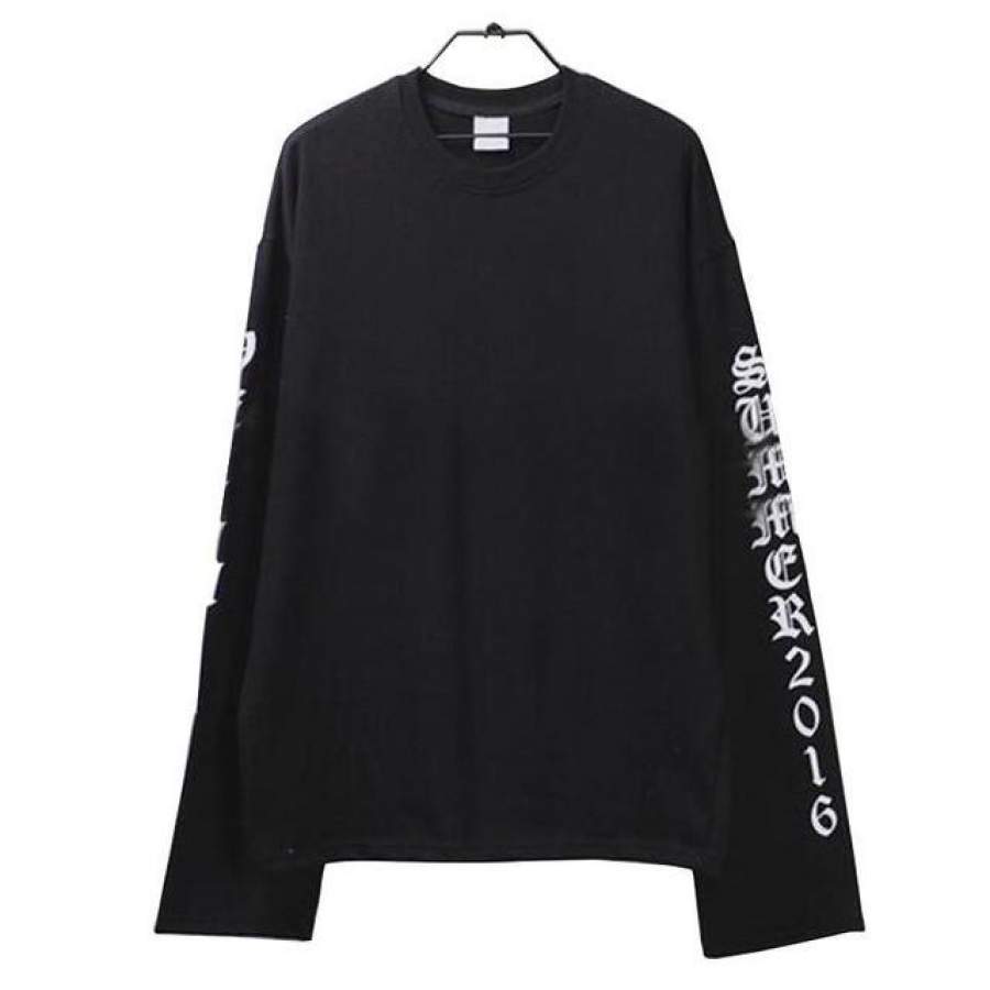 2018ss Top Vetements Oversized Sweatshirts Men Hoodies Dario Oversize Drooping Shoulders Men’s Top Kanye West Fog Sweatshirt