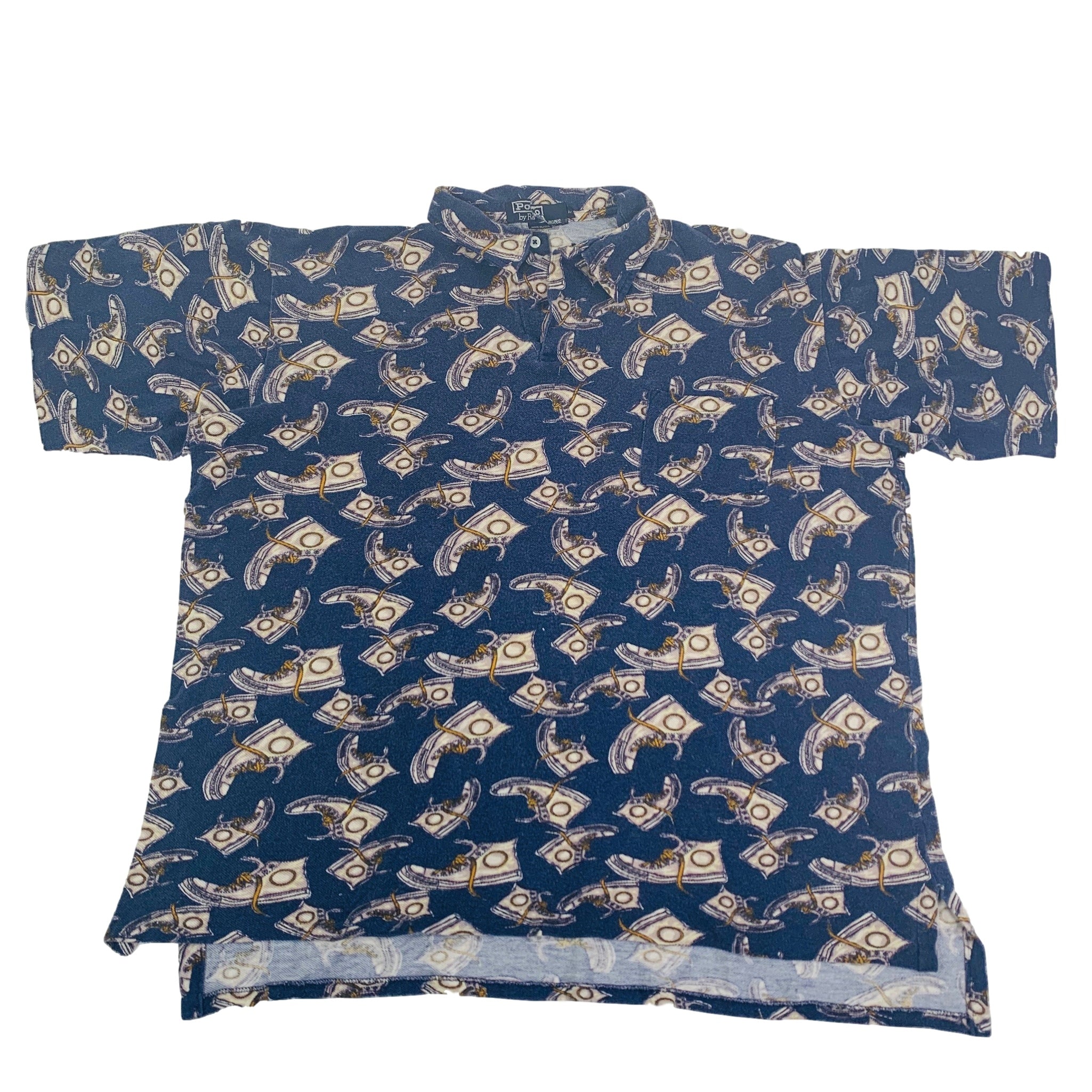 Vintage Polo Ralph Lauren “Sneaker” All Over Print Shirt