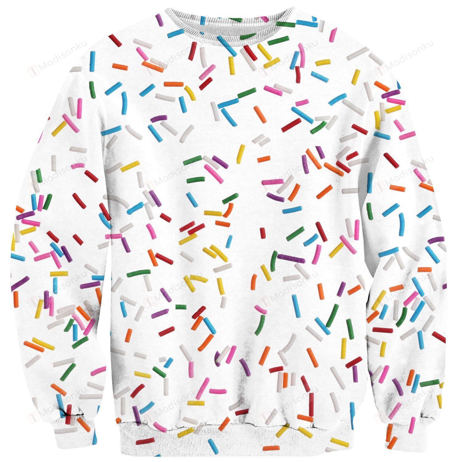 Sprinkles Ugly Christmas Sweater, All Over Print Sweatshirt