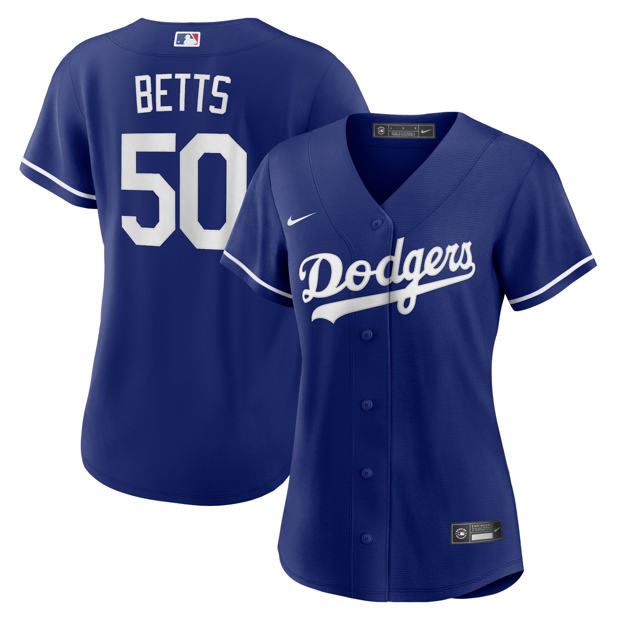 Mookie Betts Los Angeles Dodgers Women's Alternate Replica Player Jersey – Royal