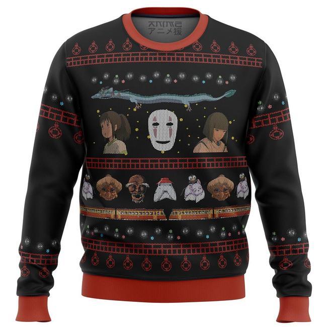 STUDIO GHIBLI SPIRITED PREMIUM UGLY CHRISTMAS SWEATER – AMAZING GIFT IDEA – THANKSGIVING GIFT