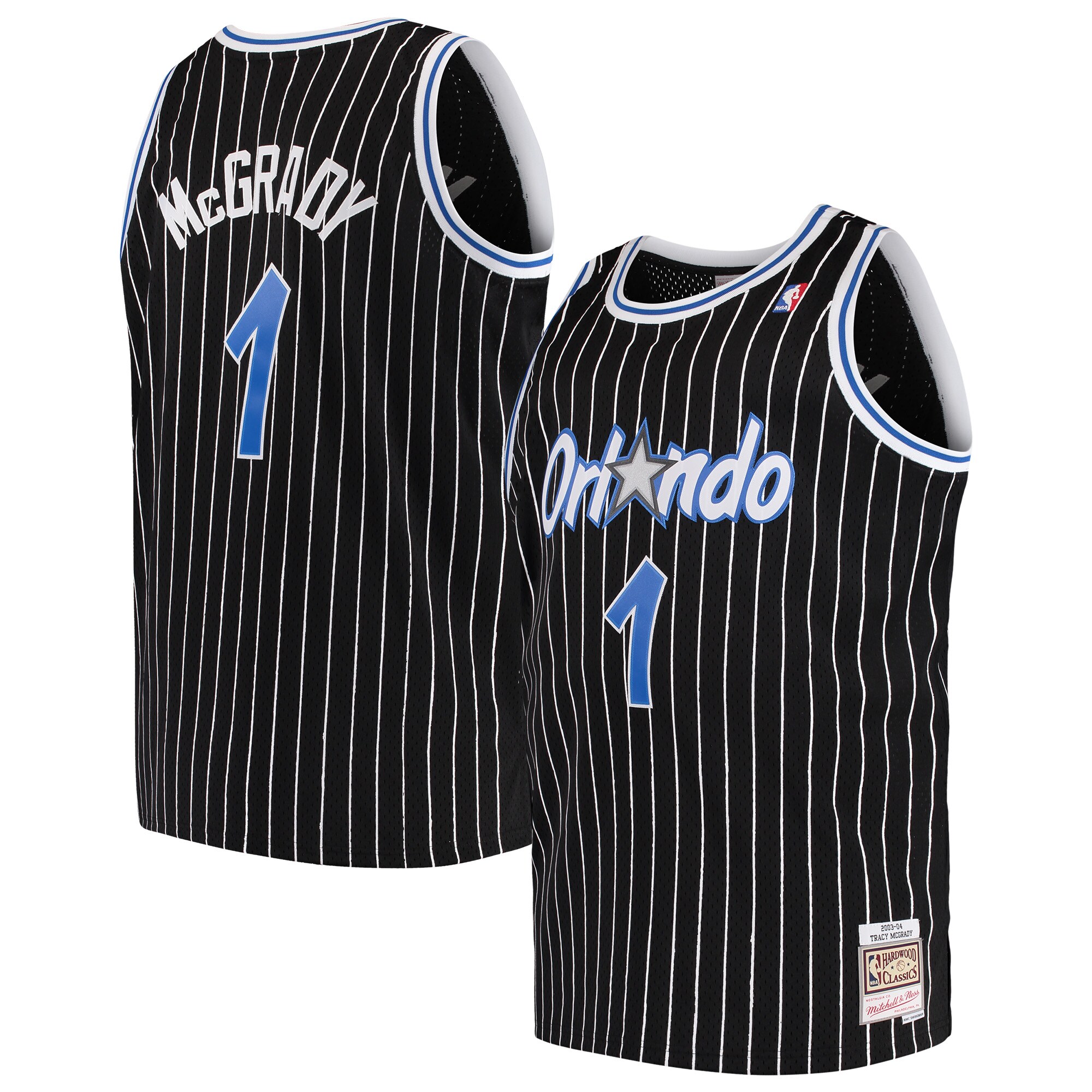 Tracy McGrady Orlando Magic Mitchell & Ness 2003/04 Big & Tall Hardwood Classics Swingman Jersey – Black