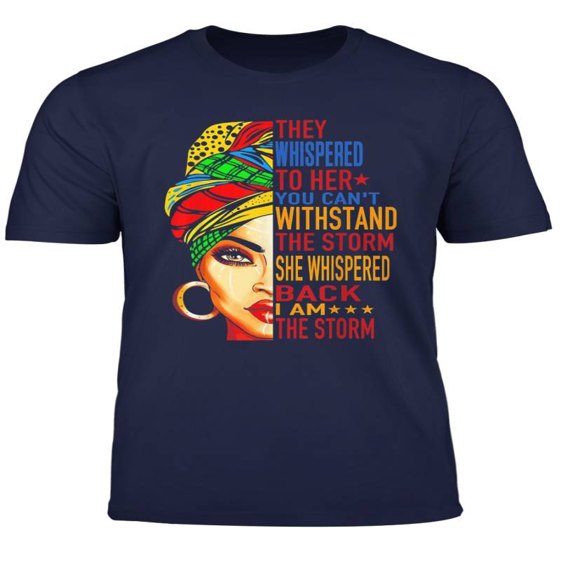 They Whispered To Her Tshirt Melanin Queen Lover Gift T Shirt