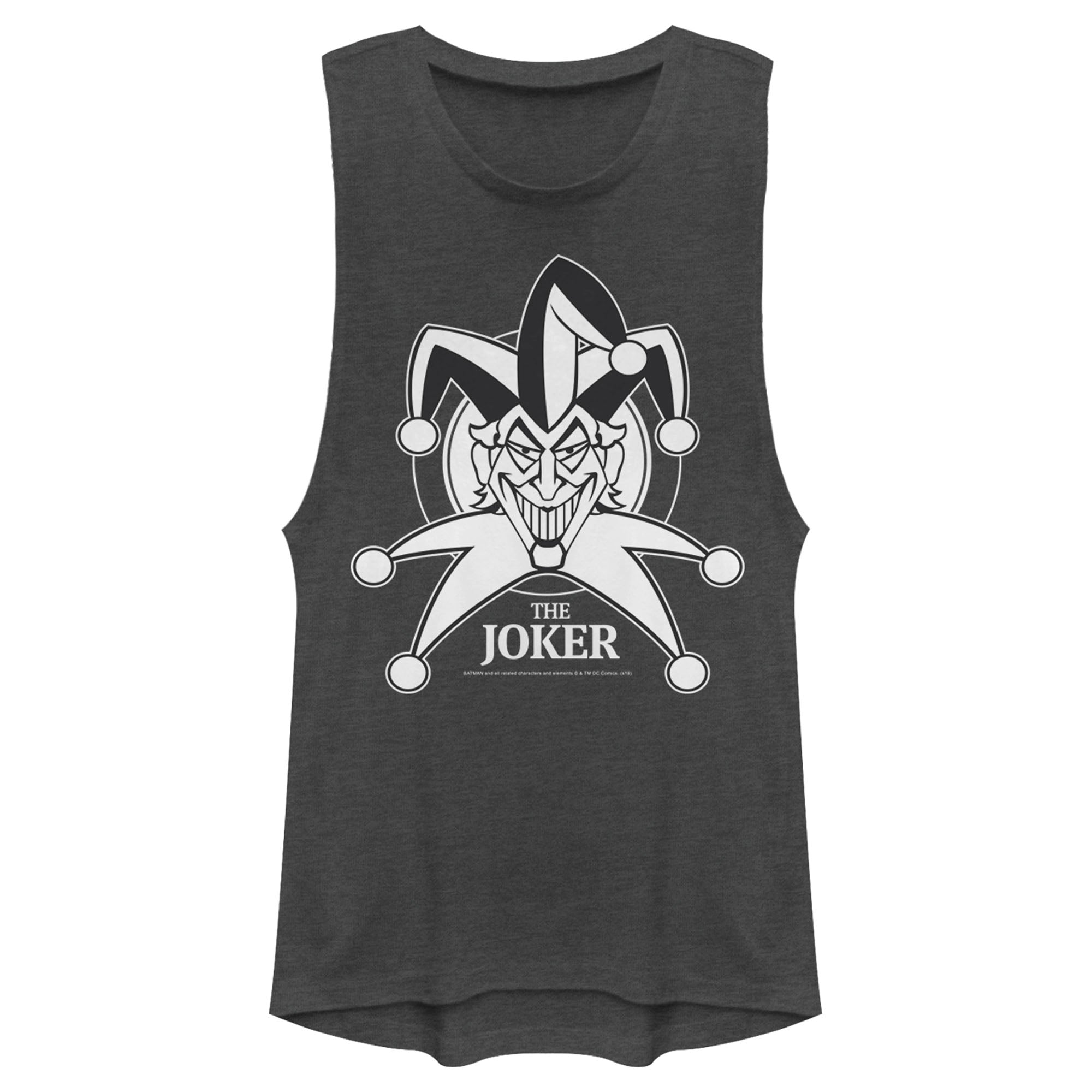 Batman Junior’S Joker Emblem  Festival Muscle Tee