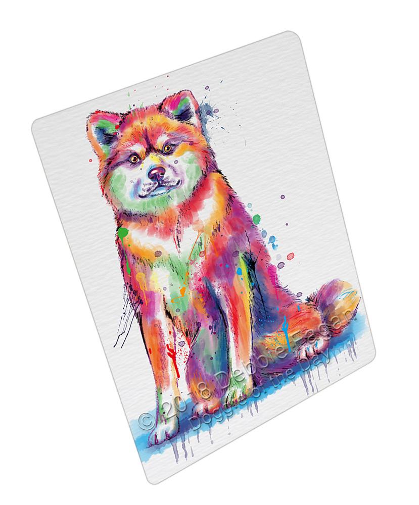 Watercolor Akita Dog Blanket Blnkt134958