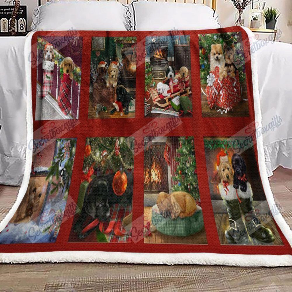 Christmas Puppy Am2810616Cl Fleece Blanket