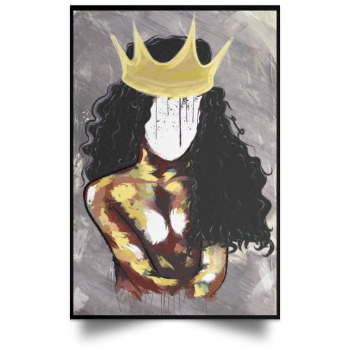 Black Girl Natural Queen Poster