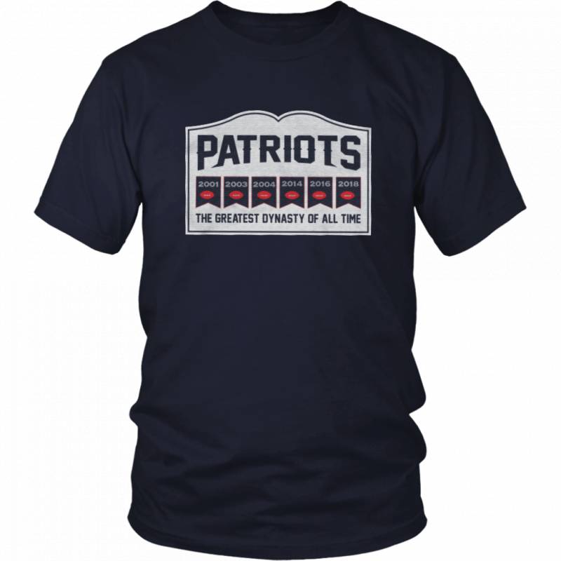 PATRIOTS THE GREATEST DYNASTY OF ALL TIME SHIRT SUPER BOWL LIII CHAMPIONS New England Patriots