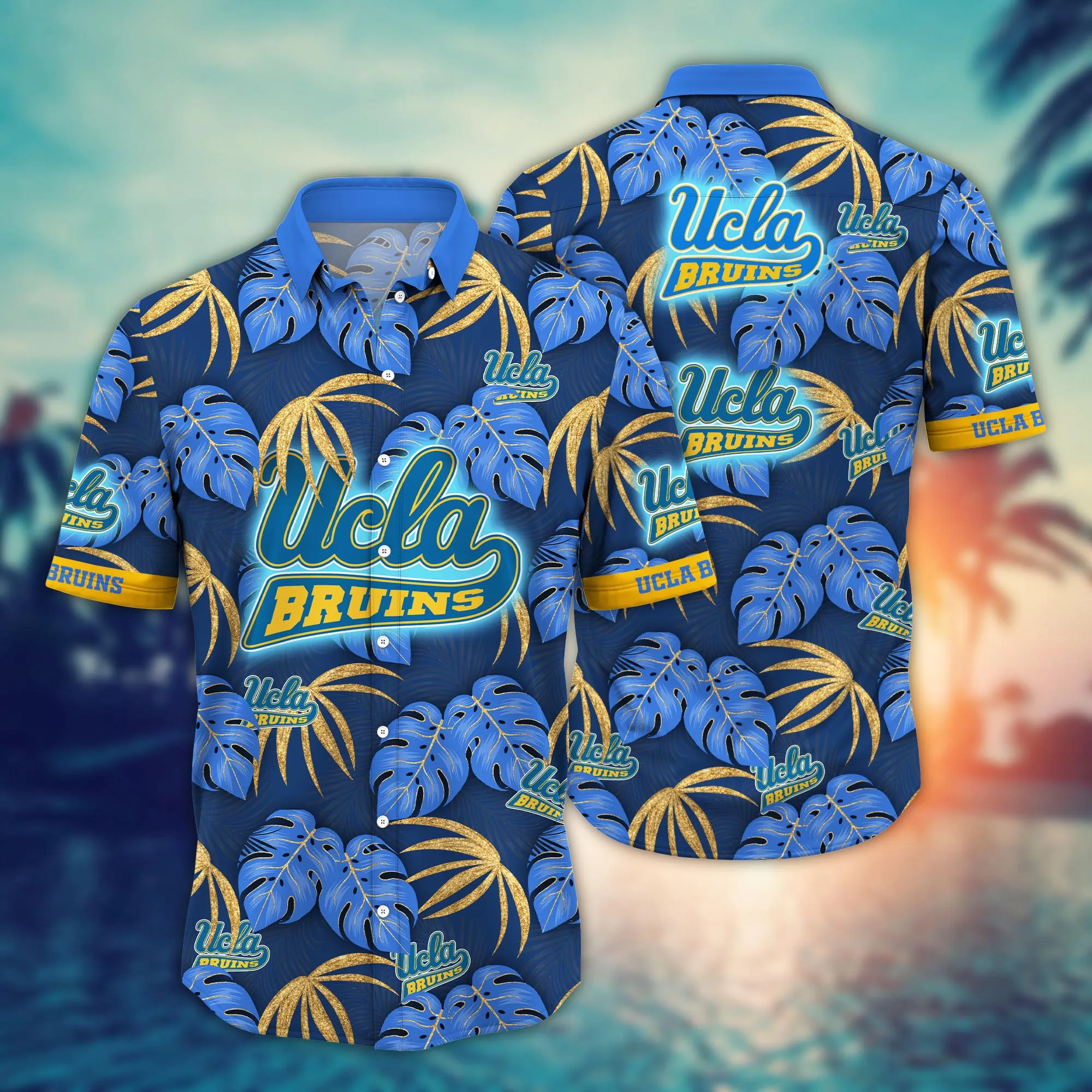 Ucla Bruins NCCA Hawaiian Shirt Breezy Aloha Shirt