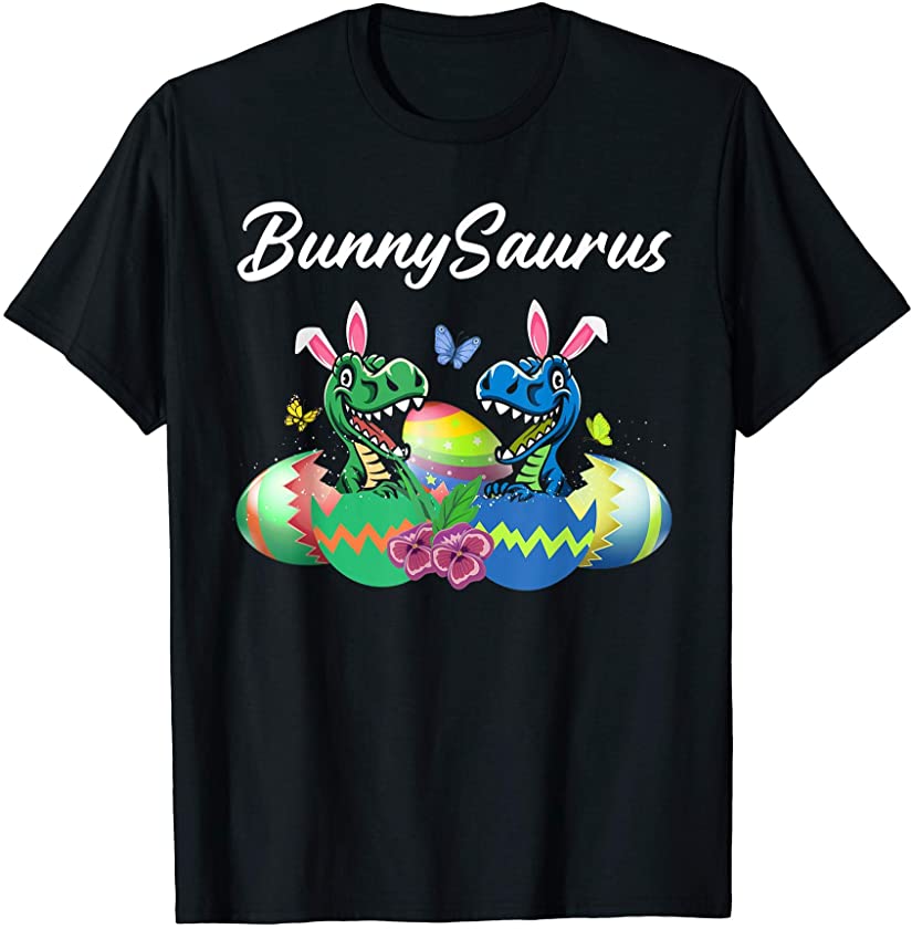 Cute Bunnysaurus Bunny T Rex Dinosaur Happy Easter Day 2021 T-Shirt