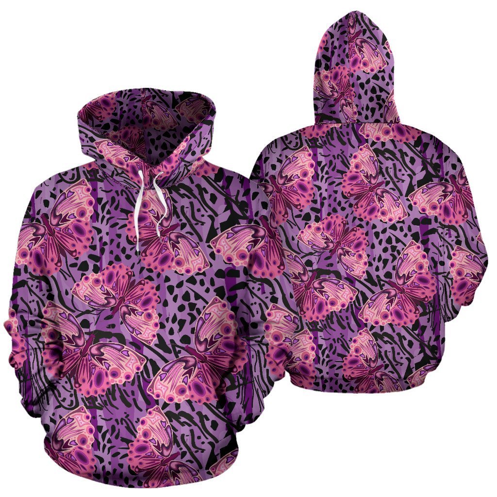 Purple Butterfly Leopard 3D All Over Print | For Men & Women | Adult | Ho2796