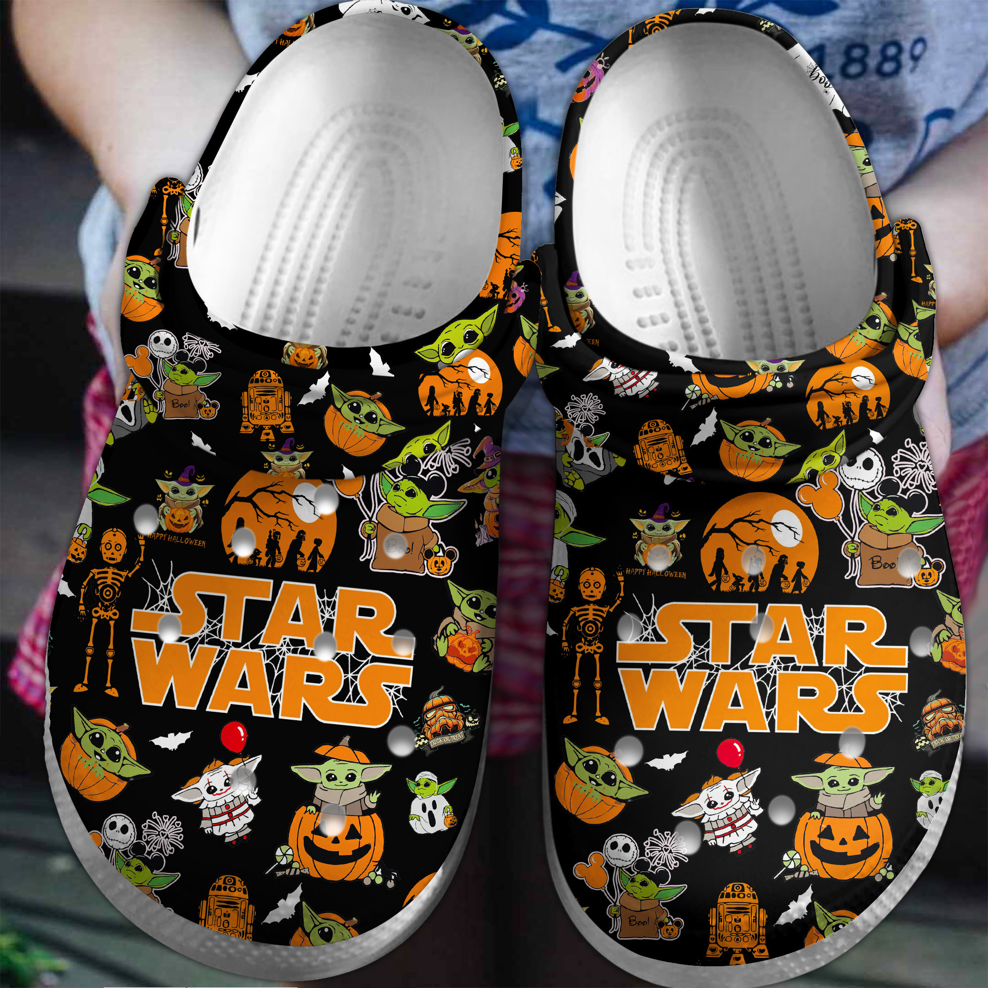 Star Wars Movie Crocs Crocband Clogs Shoes Comfortable For Men Women and Kids 3