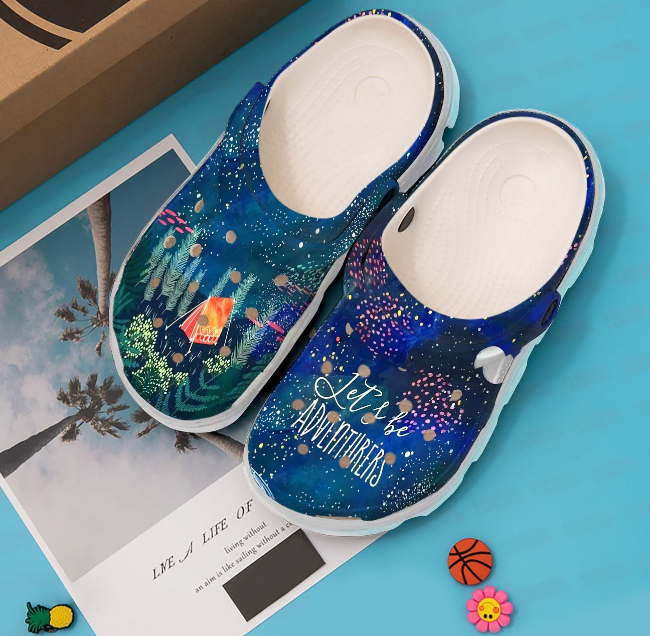 Camping Personalized Clog, Custom Name, Text, Color, Number Fashion Style For Women, Men, Kid, Print 3D Be Adventurers