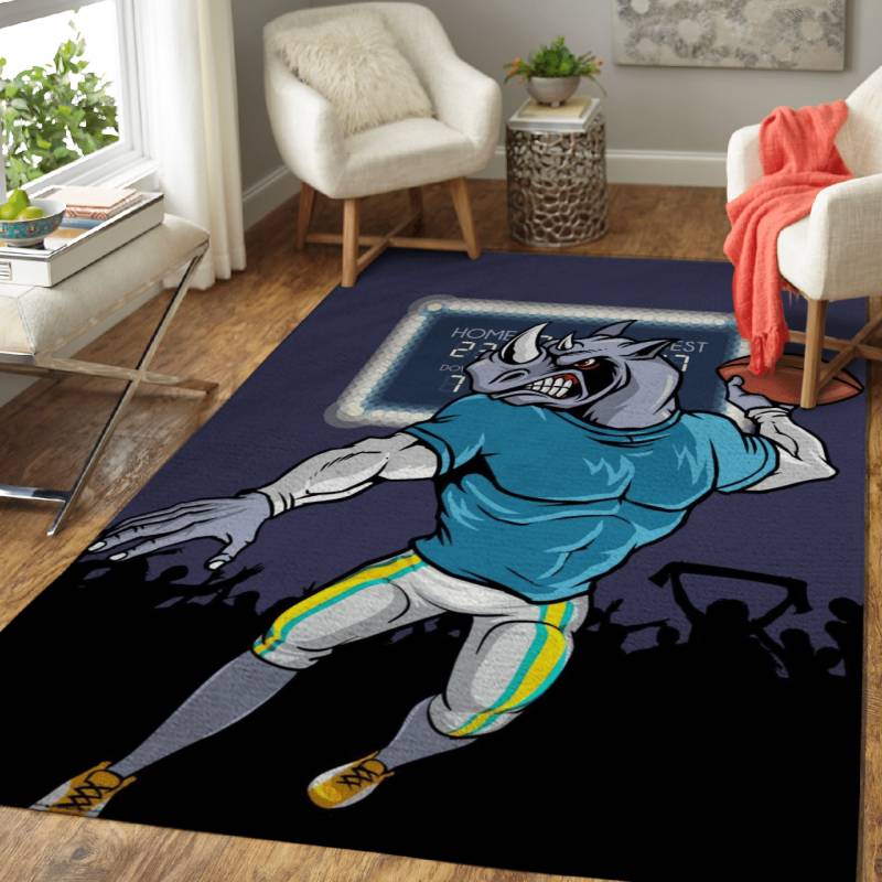 Rug Home Decor Rhino American Football A – Animal Sport Legends