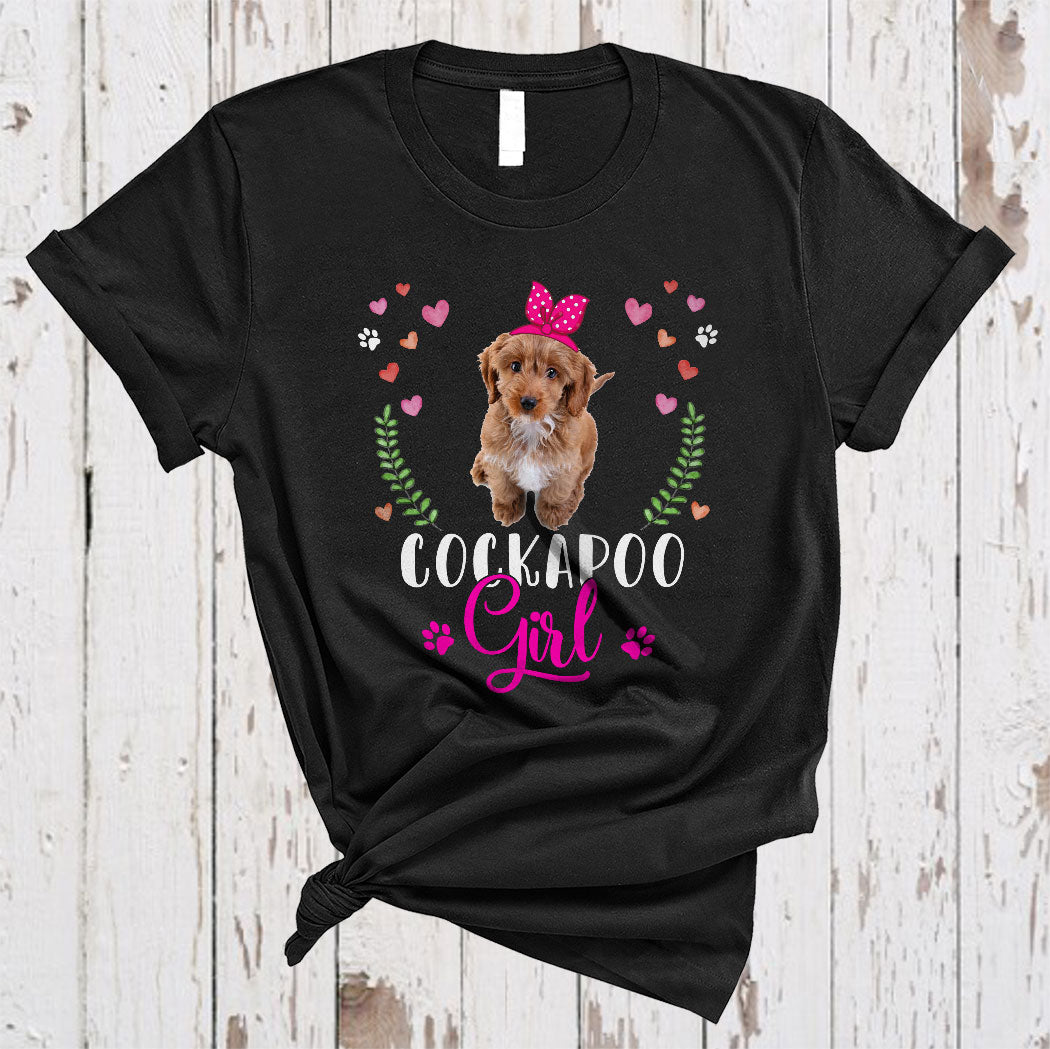 Cockapoo Girl Cute Cool Dog Puppy Women Mom Mama Lover Matching Family Gifts T-Shirt