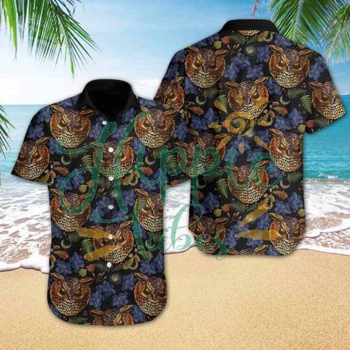 Cover Your Body With Amazing Owl Hawaii Shirt Ha108541