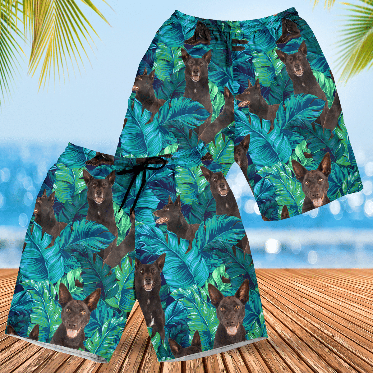 Australian Kelpie Dog Lovers Gift Hawaii Shorts Ha43601