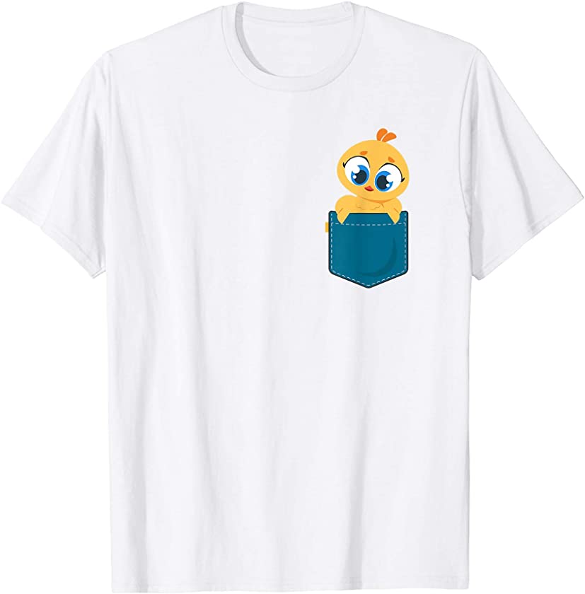 Cute Pocket Easter Chick Easter Bunny Egg Hunt Easter Chicks T-Shirt