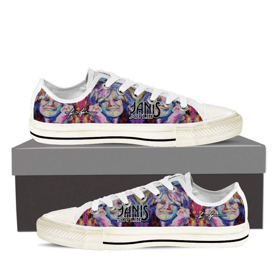 Janis Joplin Low Top Sneakers Shoes For Men