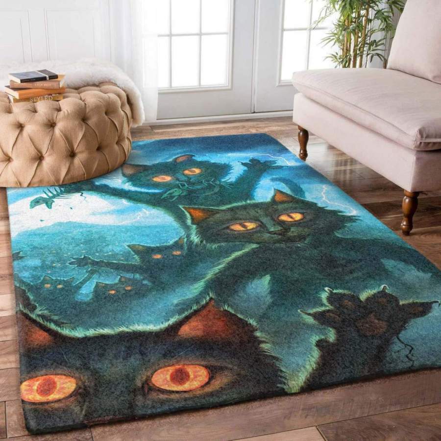 Cat Halloween Rug RCDD81F16841