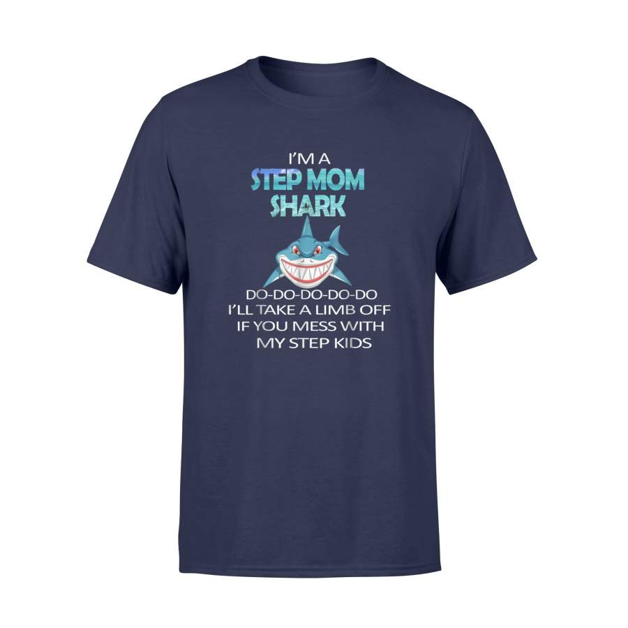 Step Mom Shark  Awesome Mothers Day T Shirt