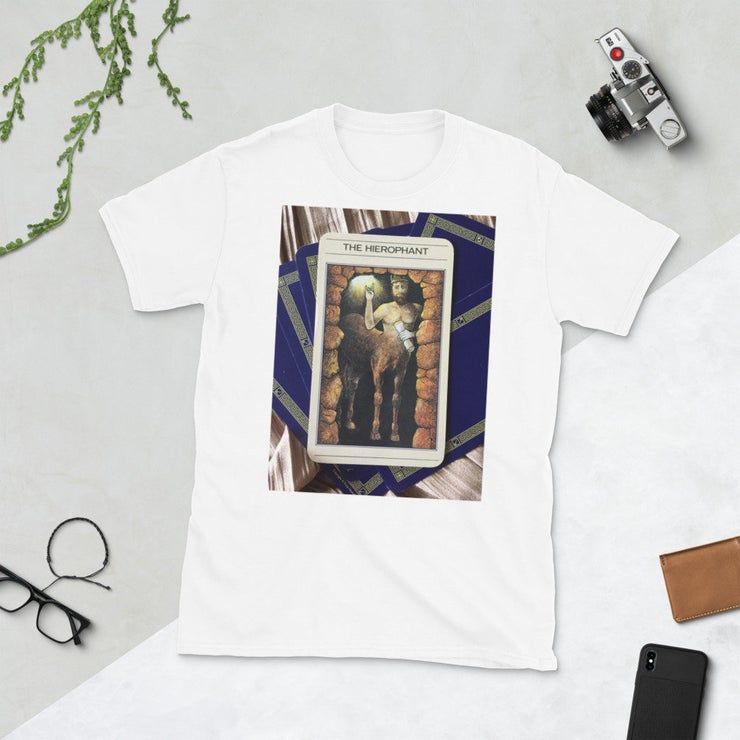 Limited Edition The Hierophant Tarot Card Color Print Shirt