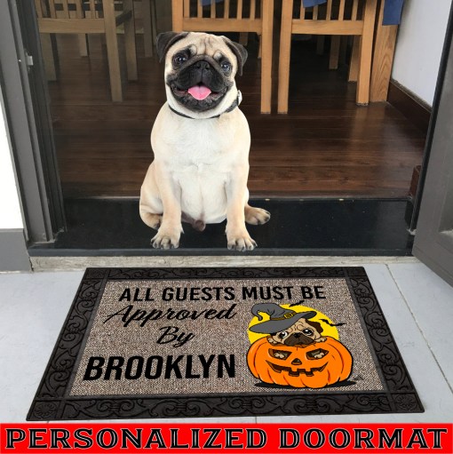 Pug M1 Custom Doormat All Over Printed (6228)